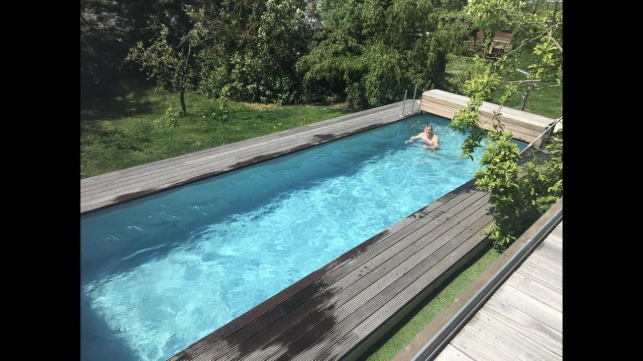 Ferienwohnung Apartment Doppelzimmer In Der Villa Naturpark Rheinblick, Ruhig, Aussicht, Pool Κόμπλεντς Εξωτερικό φωτογραφία